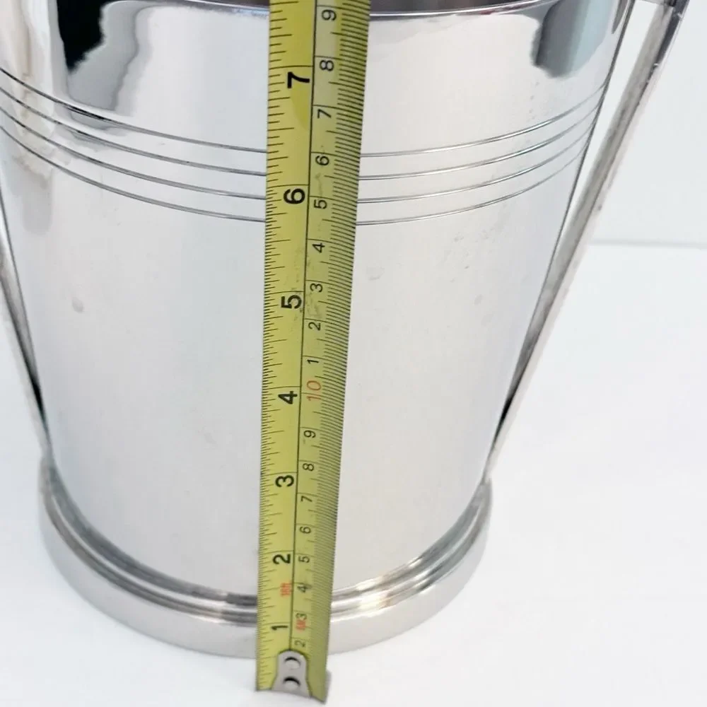 Crate and Barrel Stainless Wine Bucket